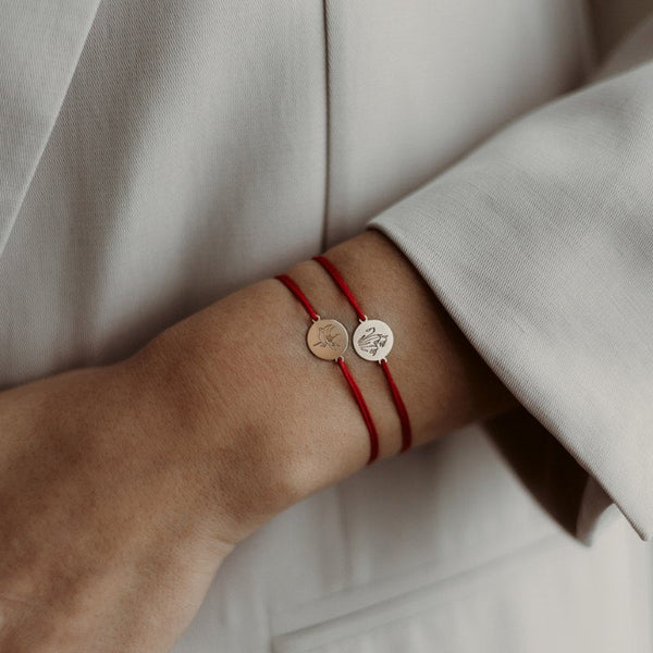 Bracelets de fleurs de naissance