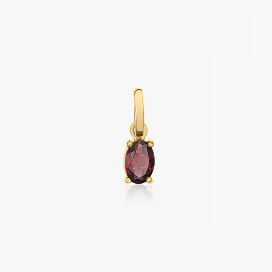 Pendentif en or Red Sparkle - Rhodolite